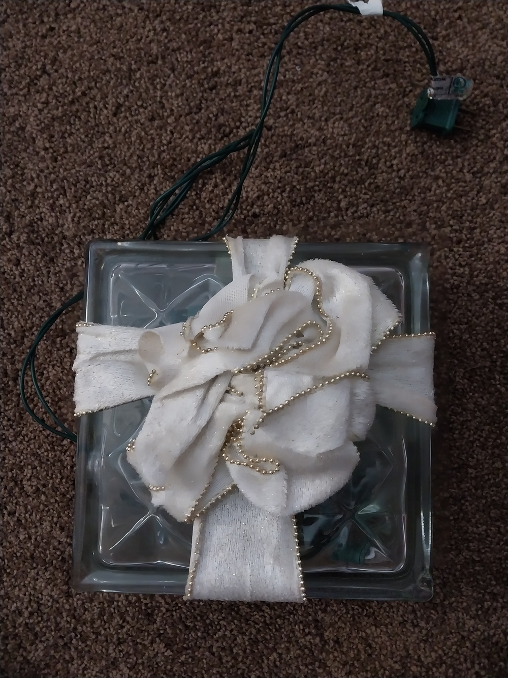 Has a big bow on it